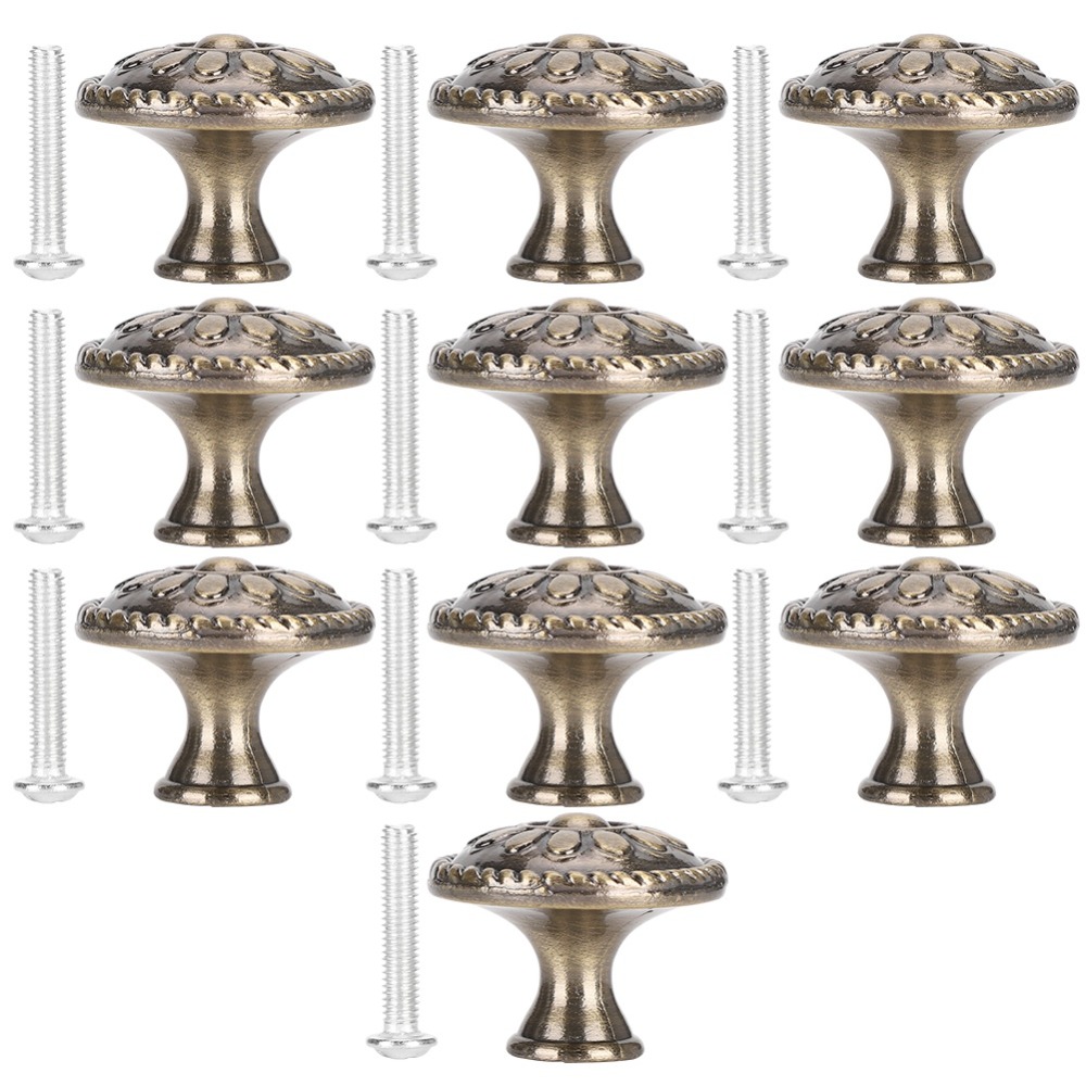 Cabinet Handle Pull - 10 Set Simple Design Zinc Alloy
