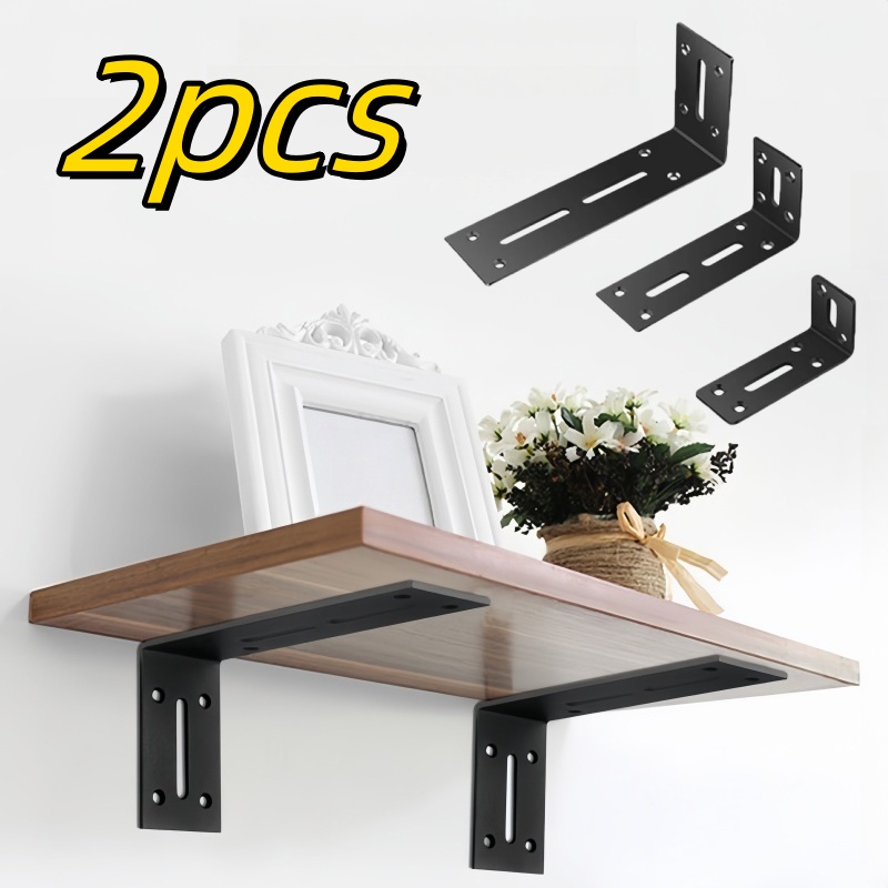 2pcs 90 degree black brackets, - Home Improvement Mall ulasan dan harga