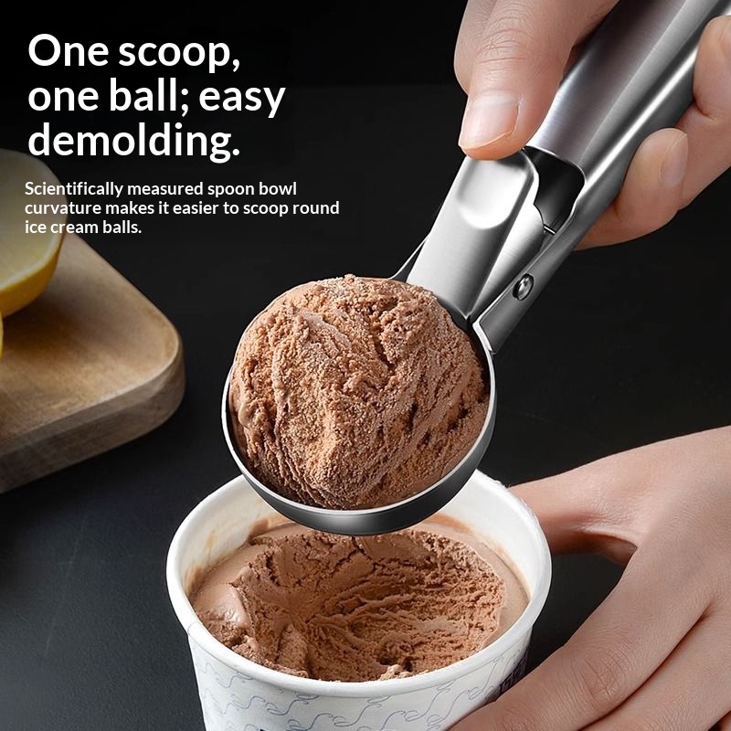 Stainless Steel Ice Cream Scoo - Home Improvement Mall ulasan dan harga