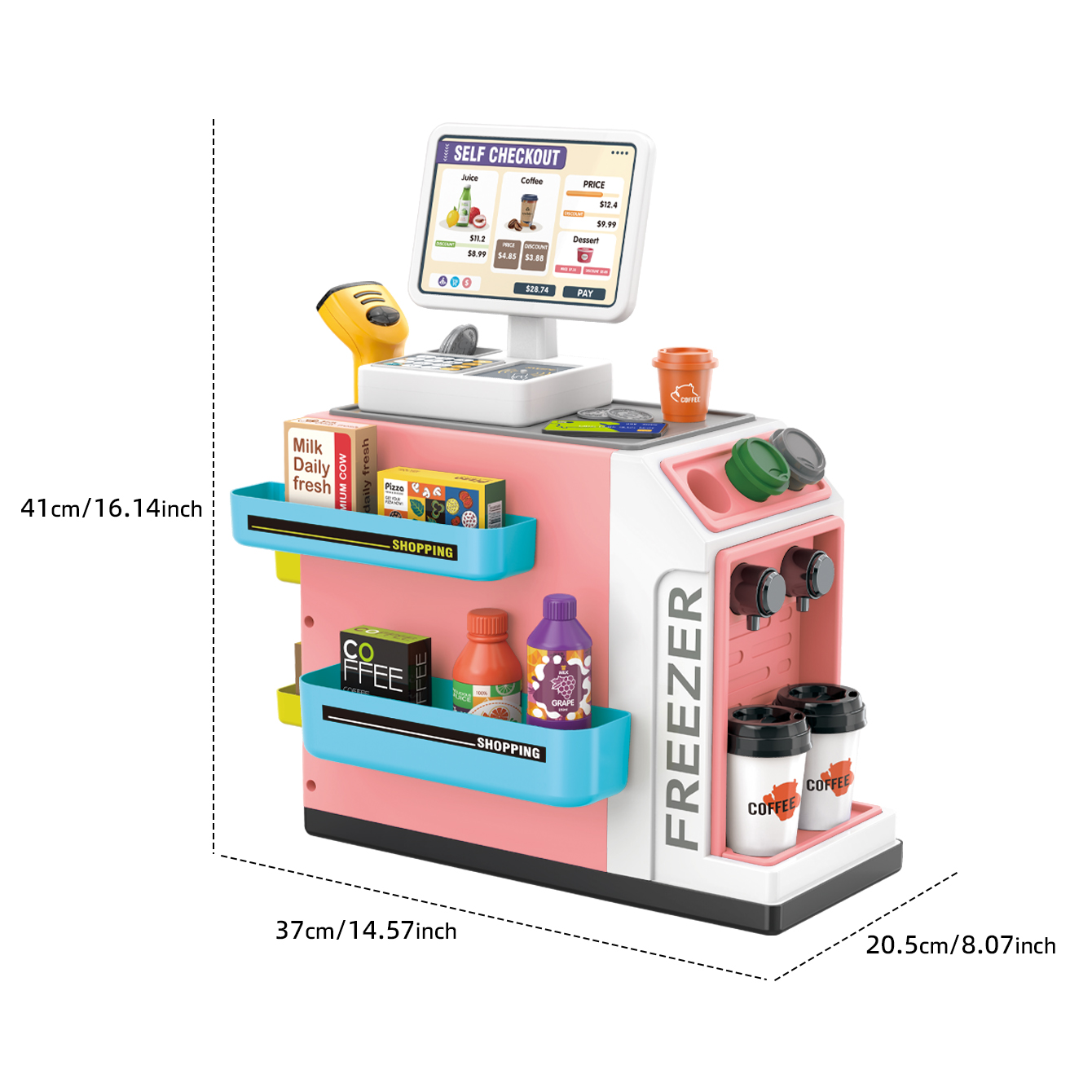 Mini Cash Register Supermarket - Home Improvement Outlet Stores ulasan dan harga