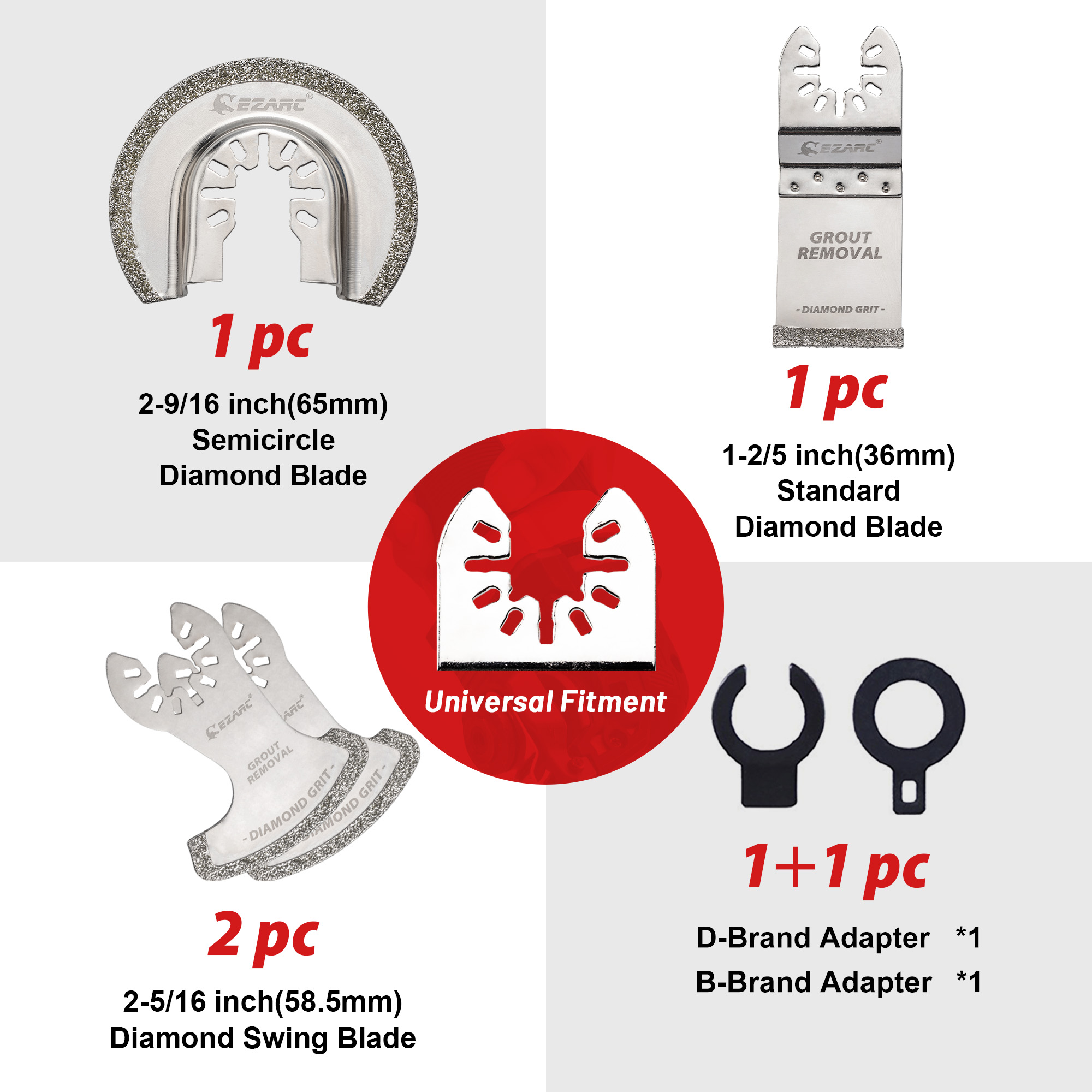 EZARC Grout Removal Saw Blades - Grout Saw Removal ulasan dan harga