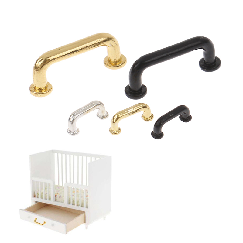 1:12 Miniature 4/8pcs Door Cab - Cabinet Handle Pull ulasan dan harga
