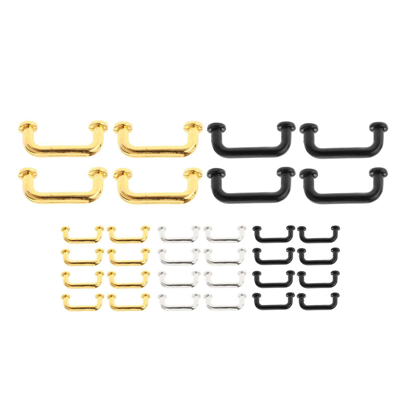 1:12 Miniature 4/8pcs Door Cab - Cabinet Handle Pull ulasan dan harga