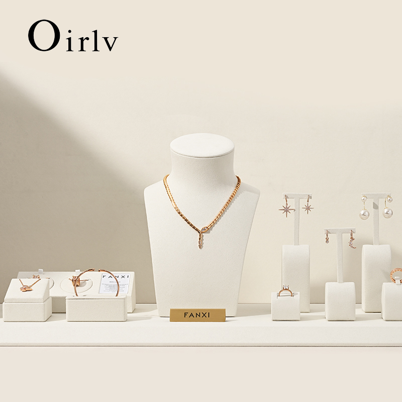 Oirlv Beige Jewelry Display St - Home Improvement Outlet Stores ulasan dan harga