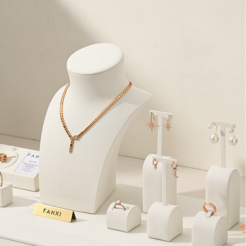 Oirlv Beige Jewelry Display St - Home Improvement Outlet Stores ulasan dan harga