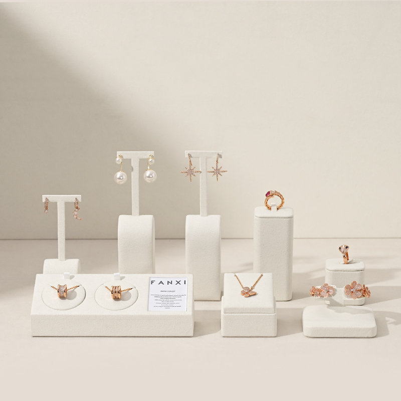 Oirlv Beige Jewelry Display St - Home Improvement Outlet Stores ulasan dan harga
