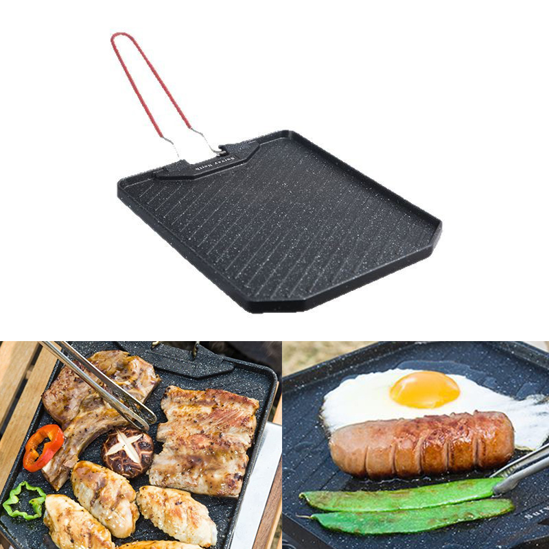 Outdoor camping barbecue pan H - Home Improvement Mall ulasan dan harga